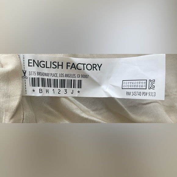 English Factory Grey Puff Short Sleeve Blazer Medium - Picture 11 of 16